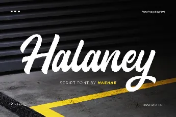 Halaney font