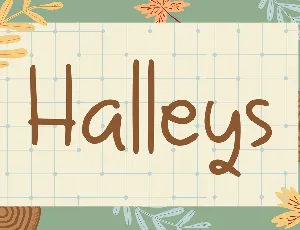 Halleys font