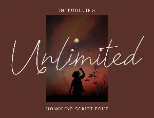 Unlimited font