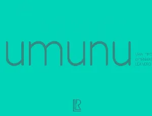 Umunu font