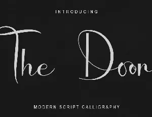 The Door font