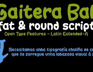 Gaitera Ball font