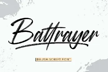 Battrayer font