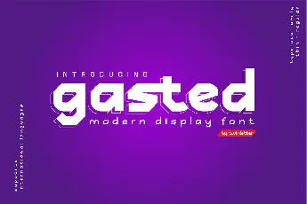 Gasted font