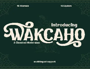 WAKCAHOtrial font