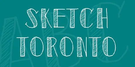 Sketch Toronto font