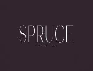 Spruce font