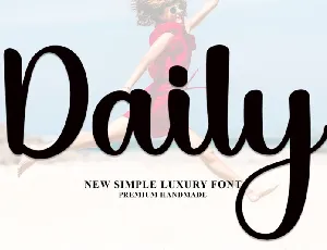 Daily Script Typeface font