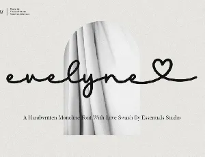 Evelyne font