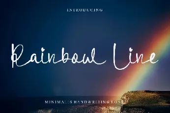 Rainbow Line font