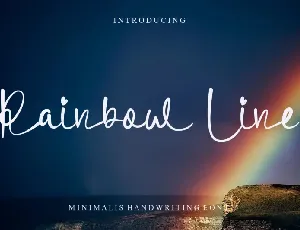 Rainbow Line font