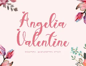 Angelia Valentine font