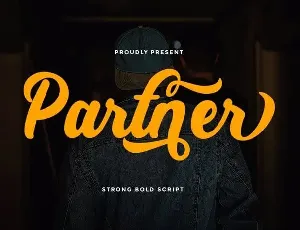 Partner Script font