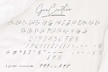 Gia Cristine font