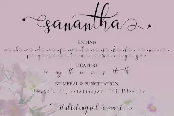 Sanantha font