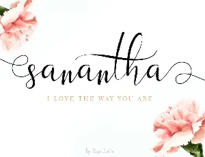 Sanantha font