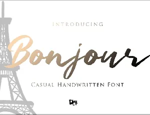 Bonjour font