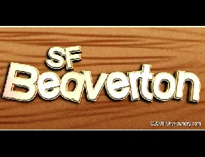 SF Beaverton font