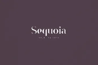 Sequoia font