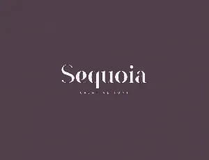 Sequoia font