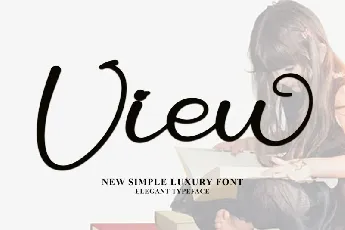 View Typeface font