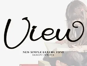 View Typeface font