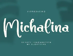 Michalina font