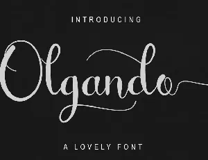 Olgando font