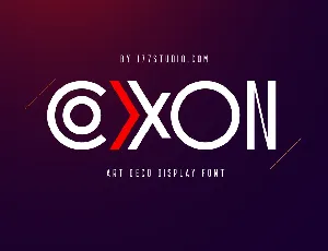 Coxxon font