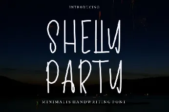 Shelly Party font