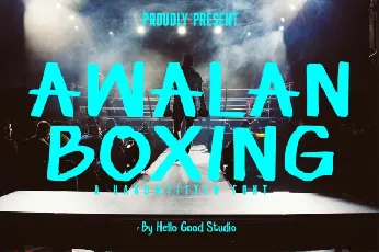 Awalan Boxing font