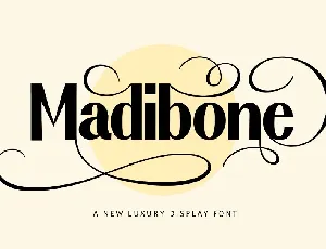 Madibone font