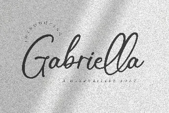 Gabriella font