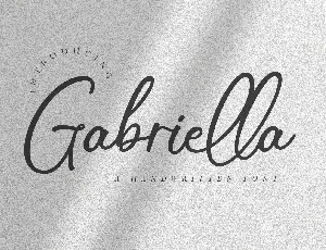 Gabriella font