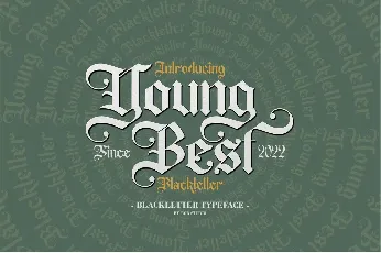 Young Best font