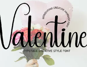 Valentine Script Typeface font