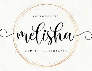 Melisha font