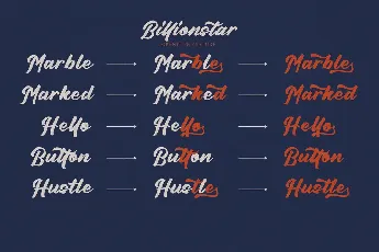 Billionstar font