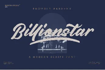 Billionstar font