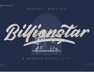 Billionstar font