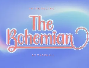 The Bohemian font