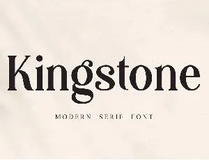 Kingstone Serif font