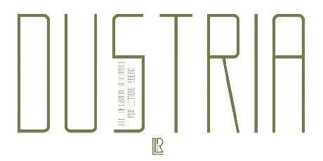 Dustria font