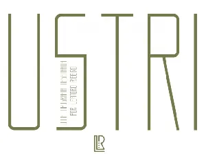 Dustria font