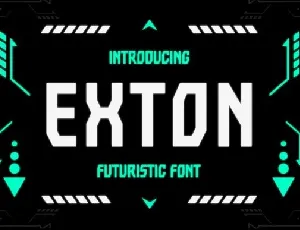 Exton font