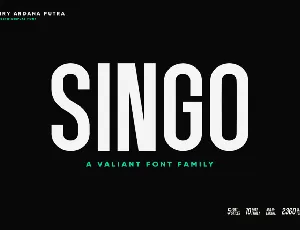 Singo Sans font