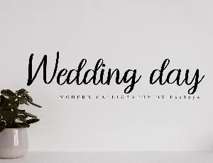 Wedding Day font