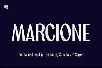 Marcione Trial font