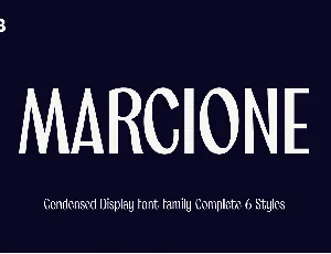 Marcione Trial font