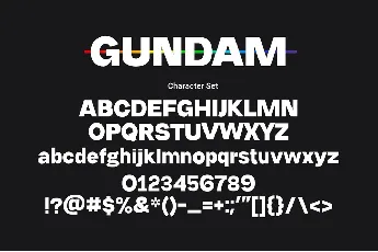 Gundam font